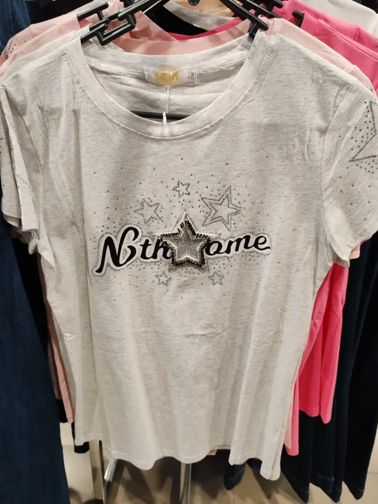 Blusa Estrella M/L Gris