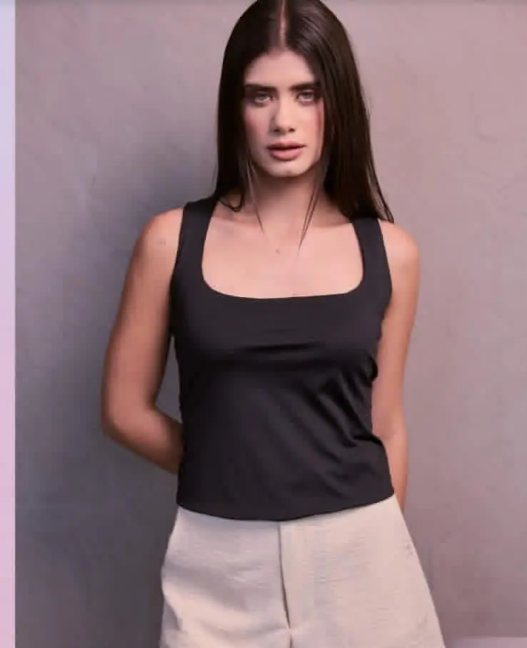 Blusa Hawai Tirante London Fashion S Negro