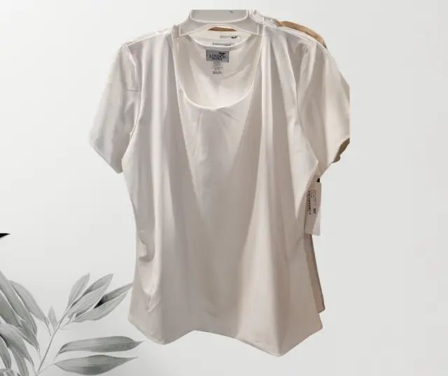 Blusa Manga Corta London Fashion 1EG Blanco