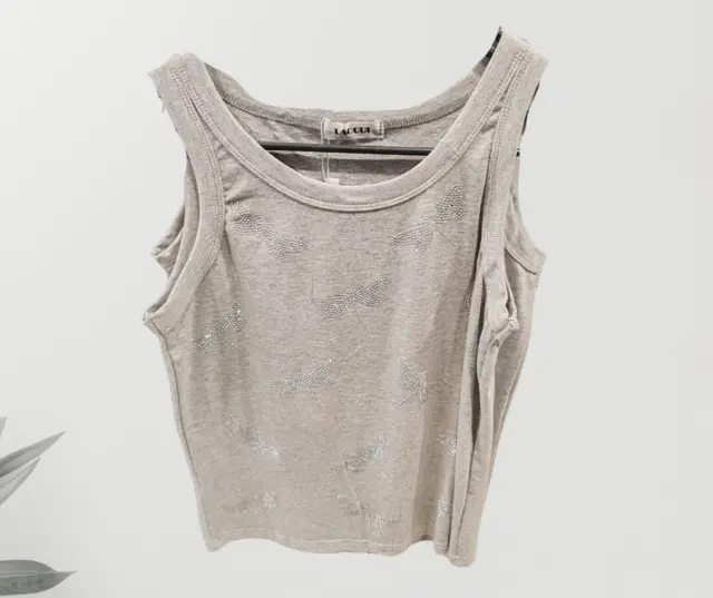 Blusa Tirantes Libelula Unitalla Gris