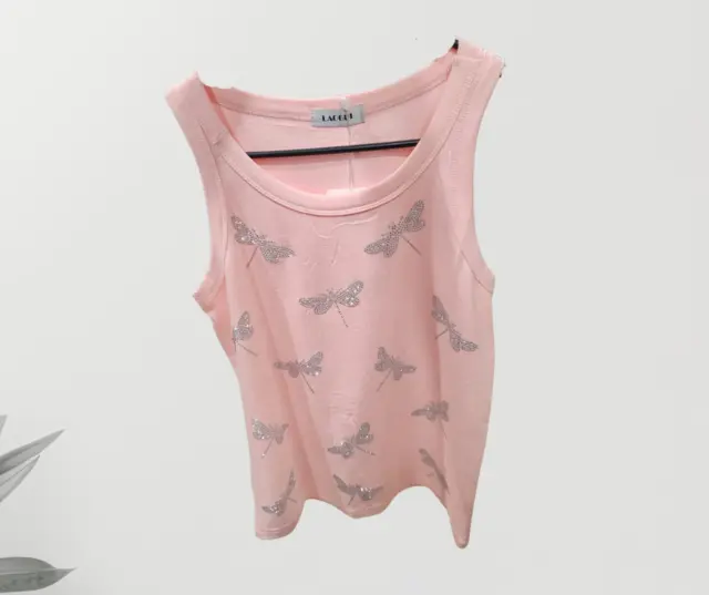 Blusa Tirantes Libelula Unitalla Rosa