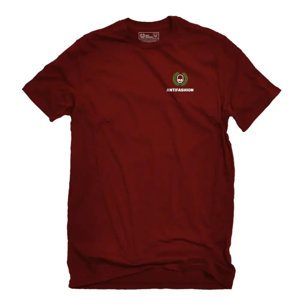PLAYERA ANTIFASHION VINO L 