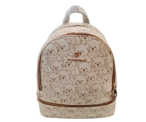 [MOD290620261] BACKPACK WHT BEAR  
