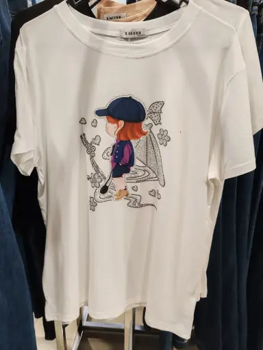 [MOD290620322] Blusa Estampado Niña XXL/XXXL Blanco
