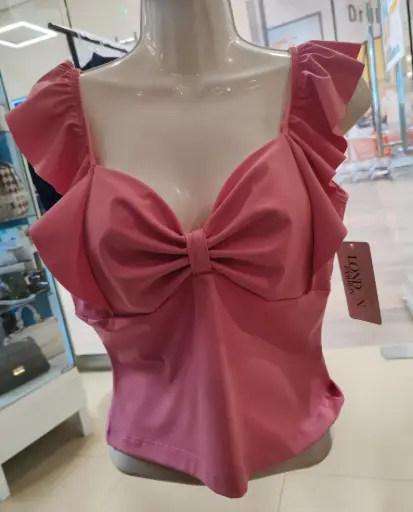 [MOD290620332] Blusa Hawai Escote Moño London Fashion L Rosa