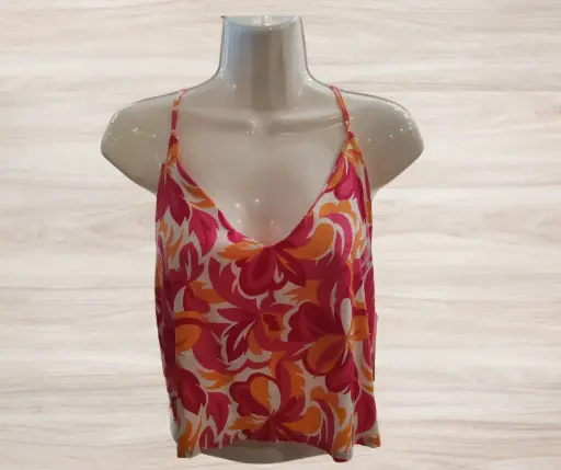 [MOD290620350] Blusa Lino Estampado London Fashion XL Rosa
