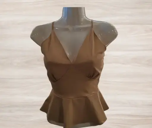 [MOD290620387] Blusa Tirantes Escote V London Fashion M Beige