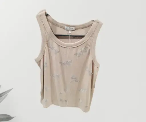 [MOD290620395] Blusa Tirantes Libelula  Beige