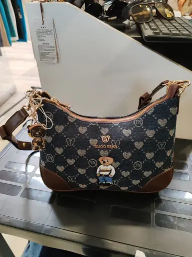 [MOD290620405] Bolsa Royal Blue GUOO BEAR  Azul