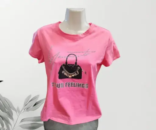 [BSBSMF] Blusa Sorive Bolso S/M Fucsia 